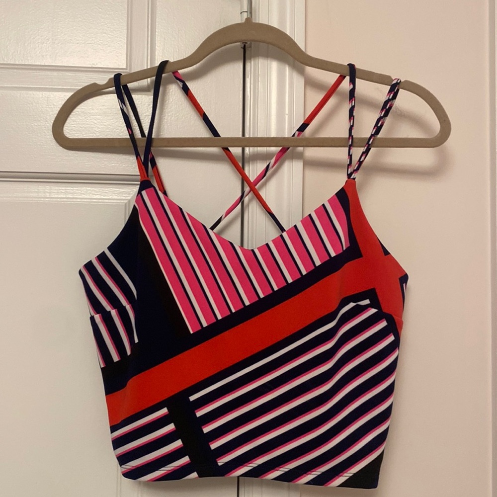 Geometric crop top